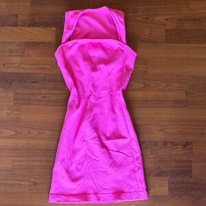 Women’s Hot Pink Bodycon Dress - Sleeveless